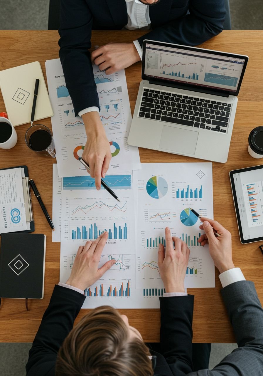 Ilustração do fluxo de caixa descontado